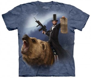 Lincoln on a grizzly